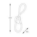 Zuma Line 003064-026629 LED Wandleuchte BALBO integrierte LED-Quelle