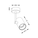 Zuma Line 003064-024571 Spot-Deckenleuchte TORI GU10