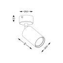 Zuma Line 003064-024570 Spot-Deckenleuchte TORI GU10
