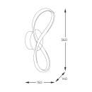 Zuma Line 003064-026623 LED Wandleuchte FERMI integrierte LED-Quelle