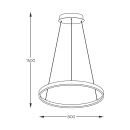 Zuma Line 003064-026652 LED Pendelleuchte BRENO integrierte LED-Quelle