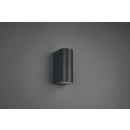 TRIO 204260242 Gartenwandleuchte Roya 2x35W | GU10 | IP44 - anthrazit, 2 Lichtstrahlen