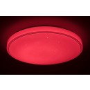 Rabalux 2117 LED-Deckenleuchte Bruce 1x40w | 3300lm | 3000-6000K | RGB - dimmbare, Fernbedienung, Timer, Nacht Übernachtung, Sterneffekt, weiß