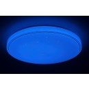Rabalux 2117 LED-Deckenleuchte Bruce 1x40w | 3300lm | 3000-6000K | RGB - dimmbare, Fernbedienung, Timer, Nacht Übernachtung, Sterneffekt, weiß
