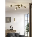 Trio 212400204 Wandleuchte MARLEY 2x35W | GU10 - Ober- und Unterbeleuchtung, Messing