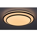 Rabalux 2130 LED-Deckenleuchte Lupita 1x40W | 2700lm | 3000-6500K - dimmbar, Timer, Memoryfunktion, Nachtlicht, Fernbedienung, schwarz, weiß