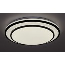 Rabalux 2130 LED-Deckenleuchte Lupita 1x40W | 2700lm | 3000-6500K - dimmbar, Timer, Memoryfunktion, Nachtlicht, Fernbedienung, schwarz, weiß