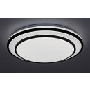 Rabalux 2130 LED-Deckenleuchte Lupita 1x40W | 2700lm | 3000-6500K - dimmbar, Timer, Memoryfunktion, Nachtlicht, Fernbedienung, schwarz, weiß