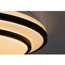 Rabalux 2130 LED-Deckenleuchte Lupita 1x40W | 2700lm | 3000-6500K - dimmbar, Timer, Memoryfunktion, Nachtlicht, Fernbedienung, schwarz, weiß