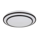 Rabalux 2130 LED-Deckenleuchte Lupita 1x40W | 2700lm | 3000-6500K - dimmbar, Timer, Memoryfunktion, Nachtlicht, Fernbedienung, schwarz, weiß