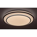 Rabalux 2131 LED-Deckenleuchte Lupita 1x40W | 2700lm | 3000-6500K - dimmbar, Timer, Memoryfunktion, Nachtlicht, Fernbedienung, silber, weiß