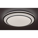 Rabalux 2131 LED-Deckenleuchte Lupita 1x40W | 2700lm | 3000-6500K - dimmbar, Timer, Memoryfunktion, Nachtlicht, Fernbedienung, silber, weiß