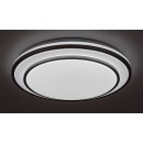 Rabalux 2131 LED-Deckenleuchte Lupita 1x40W | 2700lm | 3000-6500K - dimmbar, Timer, Memoryfunktion, Nachtlicht, Fernbedienung, silber, weiß