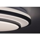 Rabalux 2131 LED-Deckenleuchte Lupita 1x40W | 2700lm | 3000-6500K - dimmbar, Timer, Memoryfunktion, Nachtlicht, Fernbedienung, silber, weiß