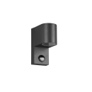 Trio 214260142 Außenwandleuchte mit Bewegungsmelder Roya 1x35W | GU10 | IP44 - Anthrazit