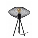 Lucide 21523/01/30 Tischlampe Mesh 1x40w | E27 - schwarz, Kabelschalter