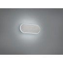 TRIO 225271007 LED Wandleuchte Carlo 1x8,5W | 850L | 2700-4000-6000K | IP20 - 3-Phasen-dimmbar, Farbtemperatureinstellung, Nickel, weiß