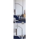 Rabalux 2310 LED Stehleuchte 1x13W | 790lm | 3000-6500K - dimmbar, Lichttemperaturwechsel, Touch-Schalter, Memory-Funktion, schwarz