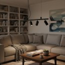 Ideal Lux 231341Kronleuchter Dynamite 4x28W | GU10 - schwarz