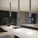 Ideal Lux 233062 Deckenleuchte Look 1x28W | GU10 | IP20 - Stromkabel mit einstellbarer Länge, schwarz