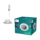 Philips 8721103038012 LED Einbauleuchte Cilantro  | 5W integrierte LED-Quelle | 500lm | 2700K | weiß