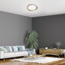 Rabalux 2427 LED-Deckenleuchte Tamino 1x24W | 1200lm | 4000K - Holzimitat, weiß