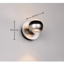 Trio SELECT  244410107  LED Wandleuchte ORBIT  | 8W integrierte LED-Quelle | 960lm | 2300+3000+4000K