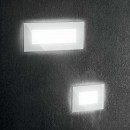 Ideal Lux 255804 LED Außen Wandleuchte Indio 1x8w | 1170lm | 3000k | IP65 - weiß