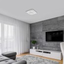 Rabalux 2604 LED-Deckenleuchte Hecate 1x40W | 2970lm | 4000K - Sterneffekt, schwarz, weiß