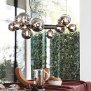 Ideal Lux 283814 Hängende Deckenleuchte Perlage SP14 14x15W | G9 - Messing