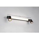 Trio T281470332 LED Wandleuchte über dem Spiegel ENRICO  | 7W integrierte LED-Quelle | 620lm | 2300+3000+4000K