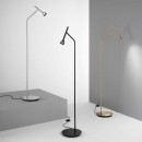 Ideal Lux 285344 LED-Stehleuchte Diesis Pt 1x7w | 660lm | 3000K - Kabelschalter, Messing