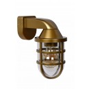 Lucide 29899/01/02 Wandlampe Lewis 1x60w | E27 | IP44 - Messing, dimmbar