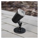 Emos DCPC02 LED Dekorativer Projektor - Schneeflocken 36W | IP44 - weiß, rotierendes Licht, schwarz