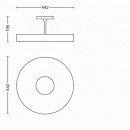 Philips Deckenleuchte Leuchtstoffleuchte InStyle ALEXA 1x60W 2GX13 - weiß