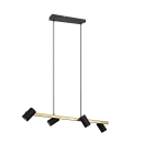 Trio 302400480 Deckenleuchte Marley 4x35W | GU10 - schwarz, gold