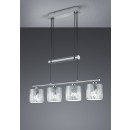 TRIO 305400489 Garda Hängeleuchte E14 4x28W