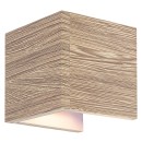 Rabalux 3090 LED Wandleuchte Cinnamon 1x7W | 340lm | 3000K - Holz, weiß