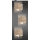Rabalux 3090 LED Wandleuchte Cinnamon 1x7W | 340lm | 3000K - Holz, weiß