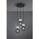 TRIO 309230332 Pendelleuchte Jamiro 3x40W | E27 | IP20 - schwarz