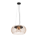 Trio 311100308 Pendel-Deckenleuchte Tamil 3x40W | E27 - höhenverstellbar, Messing