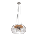 Trio 311100367 Pendel-Deckenleuchte Tamil 3x40W | E27 - höhenverstellbar, Nickel