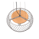 Trio 311100367 Pendel-Deckenleuchte Tamil 3x40W | E27 - höhenverstellbar, Nickel