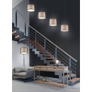 Trio 311400432 Pendelleuchte Burton 4x28W | E14 - höhenverstellbar, weiß, schwarz