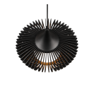 Trio 310300132 hängende Deckenleuchte Colino 1x40W | E27 - höhenverstellbar, schwarz