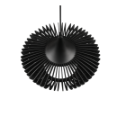 Trio 310300132 hängende Deckenleuchte Colino 1x40W | E27 - höhenverstellbar, schwarz