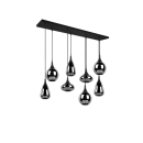 Trio 317000832 Pendelleuchte Lumina 8x40W | E14 - höhenverstellbar, schwarz, chrom