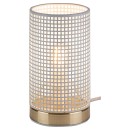 Rabalux 3179 Tischleuchte Fanny 1x25W | E14 - golden, weiß