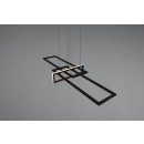 Trio 320310332 LED Hängende Deckenleuchte Salinas 1x34w | SMD | 4200lm | 3000K - 3 Phase Dimmen, mattschwarz
