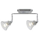 Rabalux 3208 Badleuchte Antoine 2x40W | E14 | IP44 - Chrom